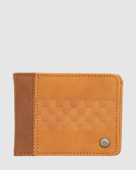 CHOCOLATE BROWN MENS ACCESSORIES QUIKSILVER WALLETS - AQYAA03389-CSD0
