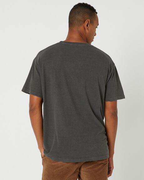 WASHED BLACK MENS CLOTHING SILENT THEORY GRAPHIC TEES - 4004004WBLK