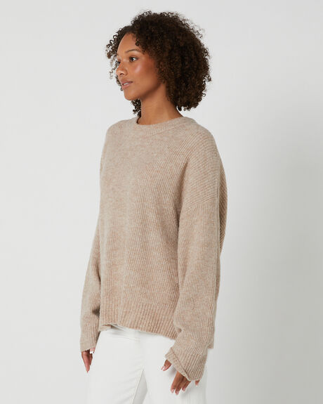 OATMEAL WOMENS CLOTHING ALL ABOUT EVE KNITS + CARDIGANS - 6437016.OAT
