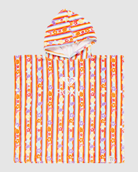 BRIGHT WHITE RAINBOW KIDS GIRLS ROXY TOWELS - ERLAA03055-WBB6