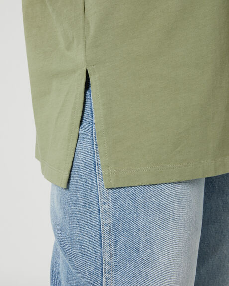 OLIVE WOMENS CLOTHING SWELL TEES - S8224001OLV