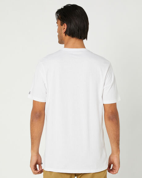 WHITE MENS CLOTHING VOLCOM BASIC TEES - A5032274WHT