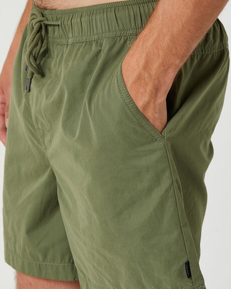 OLIVE MENS CLOTHING SWELL BOARDSHORTS - SWMS23218GRN