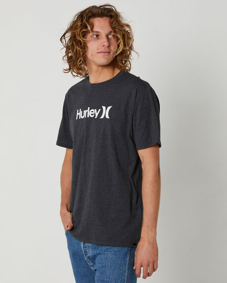 BLACK HEATHER MENS CLOTHING HURLEY GRAPHIC TEES - HATS1020H032