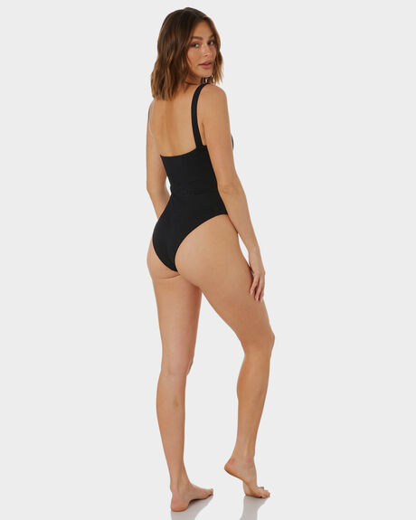 BLACK WOMENS SWIMWEAR FELLA SWIM ONE PIECES - FS-OP-036BLK