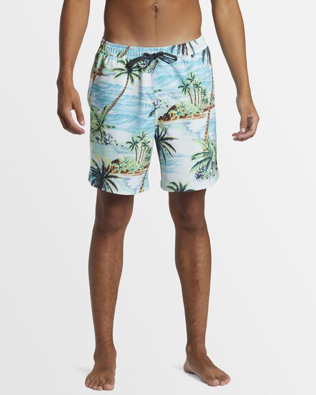 URBAN CHIC MENS CLOTHING QUIKSILVER BOARDSHORTS - AQYJV03143-KRN8
