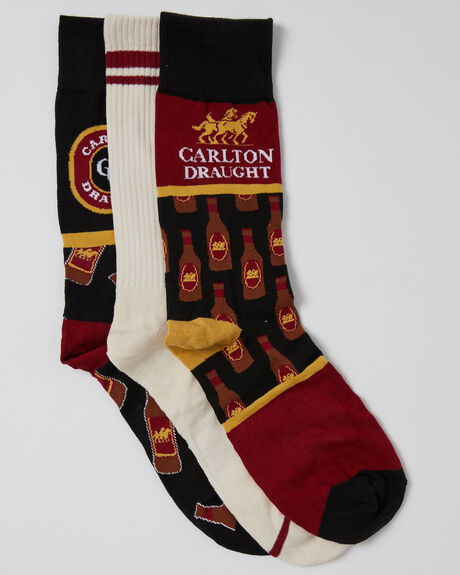 MULTI MENS ACCESSORIES FOOT-IES SOCKS + UNDERWEAR - FCAR869-MULT