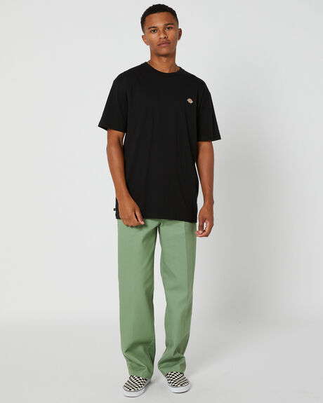 BLACK MENS CLOTHING DICKIES BASIC TEES - DM123-SS02BLACK