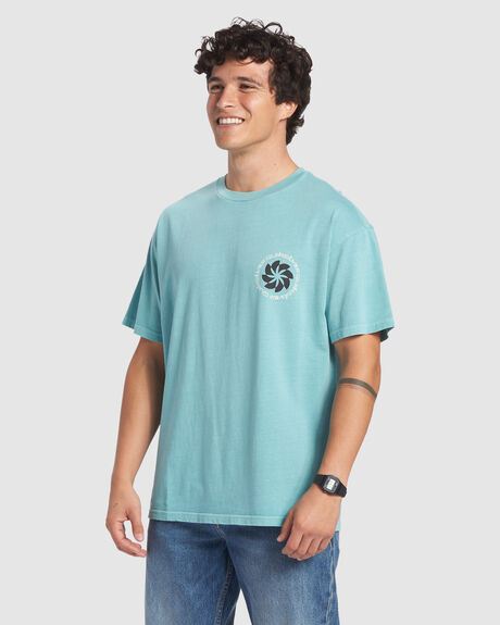 REEF WATERS MENS CLOTHING QUIKSILVER T-SHIRTS + SINGLETS - AQYZT09446-BJG0