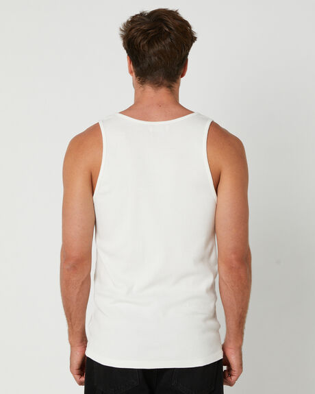 VINTAGE WHITE MENS CLOTHING ROLLAS T-SHIRTS + SINGLETS - 16689-006-VWHT