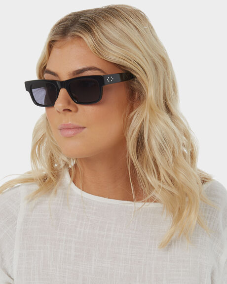 BLACK POLISHED BLACK MENS ACCESSORIES EPOKHE SUNGLASSES - 0868-BLKPOBLK