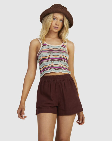 PALE DOG APPAREL WOMENS CLOTHING ROXY T-SHIRTS + SINGLETS - URJKT03185-NDS4