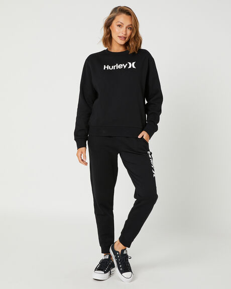 BLACK WOMENS CLOTHING HURLEY JUMPERS - AWFL22Q1COBLK