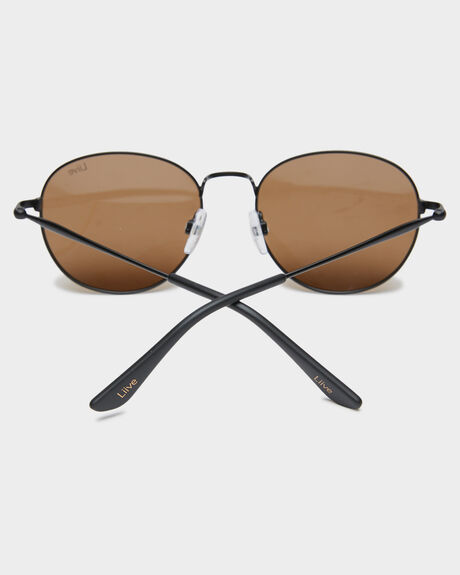MATTE BLACK WOMENS ACCESSORIES LIIVE VISION SUNGLASSES - L0649BMBLK