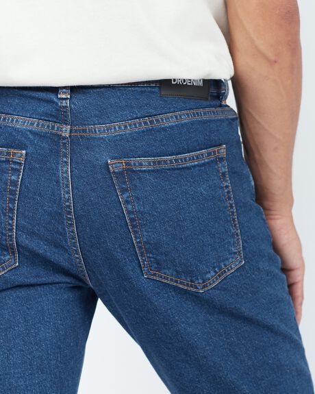 COBBLE DARK RETRO MENS CLOTHING DR DENIM JEANS - 2010111K30364