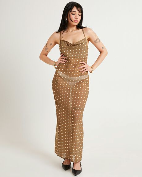 OLIVE WOMENS CLOTHING ALICE IN THE EVE DRESSES - ALWS25273-GRN-XXS