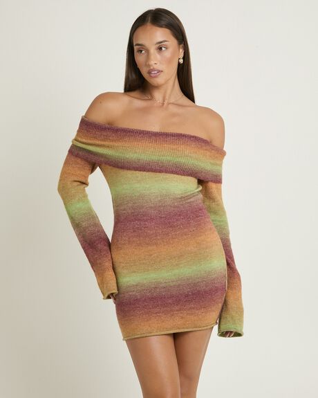 OMBRE WOMENS CLOTHING ALICE IN THE EVE DRESSES - ALWW25229-ASST-XXS
