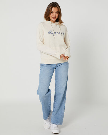 OATMEAL MARLE WOMENS CLOTHING RIP CURL HOODIES - 00EWFL8526