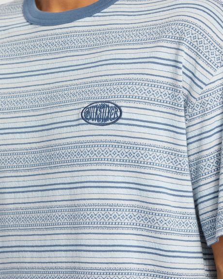 CHANDLER JAQUARD MENS CLOTHING QUIKSILVER STRIPE TEES - EQYKT04285-BYH3