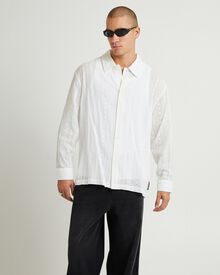 BLACK NOISE WHITE RAIN Kith Lace Long Sleeve Shirt