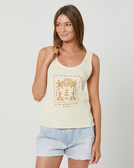 NUDE WOMENS CLOTHING RIP CURL SINGLETS - 027WTE4043