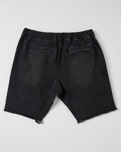 WASHED BLACK KIDS BOYS SWELL SHORTS - S3193237WBLK