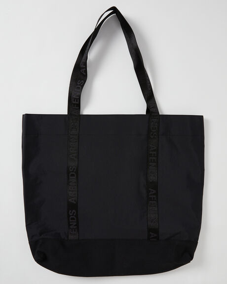 BLACK MENS ACCESSORIES AFENDS BACKPACKS + BAGS - A241640-BLK