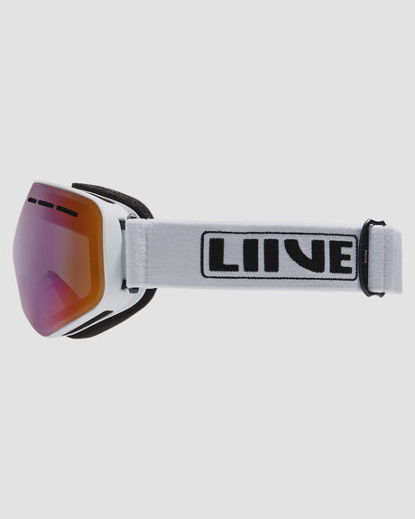 WHITE SNOW ACCESSORIES LIIVE VISION GOGGLES - L0690BWHT