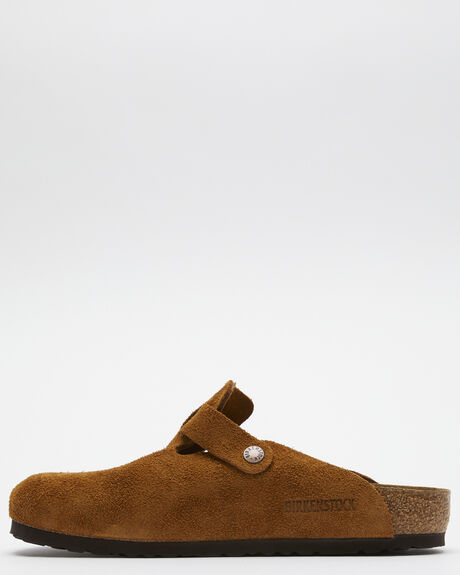 MINK MENS FOOTWEAR BIRKENSTOCK SLIDES - 1009542MINK