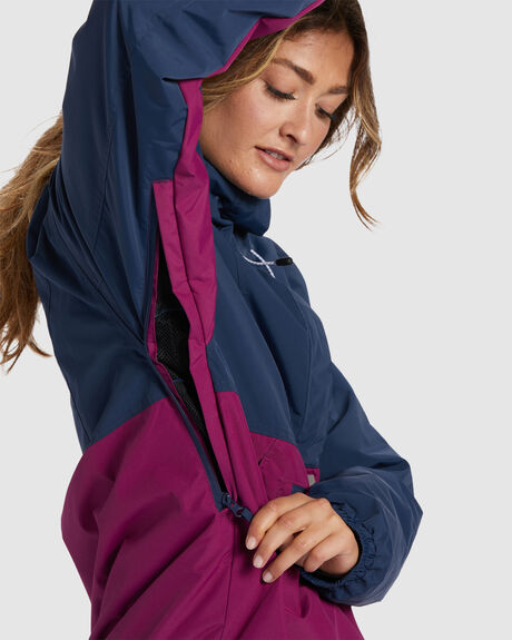 DRESS BLUES SNOW WOMENS DC SHOES SNOW JACKET - ADJTJ03040-BTK0