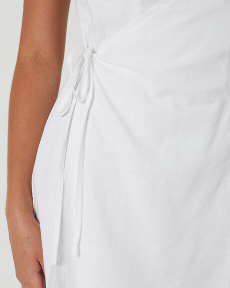 WHITE WOMENS CLOTHING SNDYS DRESSES - SFD713-WHT