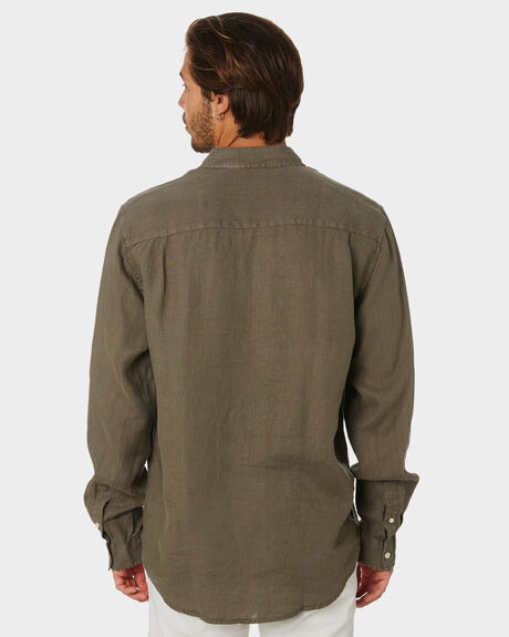 OLIVE MENS CLOTHING ACADEMY BRAND SHIRTS - BA801ARMY
