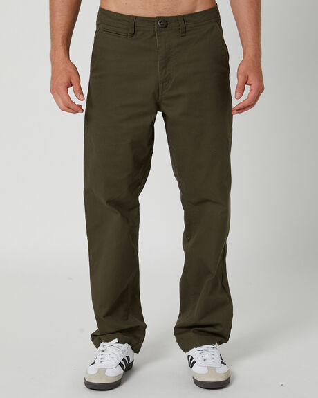 SQUADRON GREEN MENS CLOTHING VOLCOM PANTS - A1112410-SQD