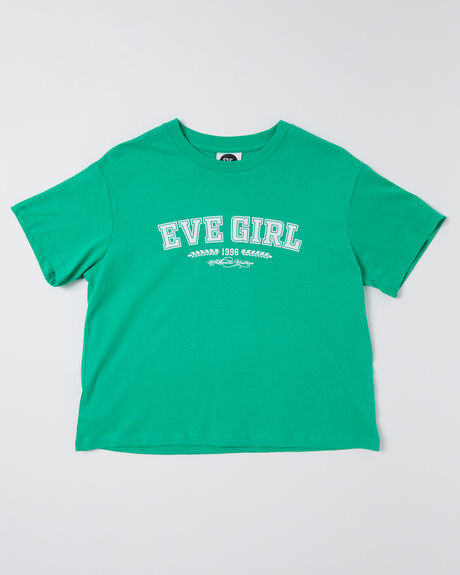 GREEN KIDS YOUTH GIRLS EVE GIRL T-SHIRTS + SINGLETS - 95X0068-GRN