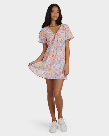 COASTLINE BOUQUET SP WOMENS CLOTHING ROXY DRESSES - URJWD03105-BEM8
