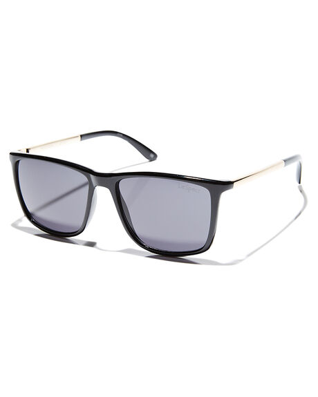 Le Specs Tweedledum Sunglasses - Black Gold | SurfStitch