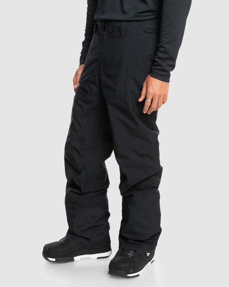 TRUE BLACK SNOW MENS QUIKSILVER SNOW PANTS - EQYTP03229-KVJ0