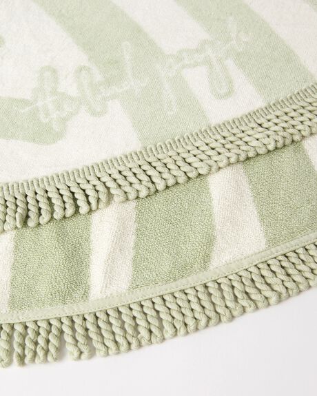 GREEN WOMENS ACCESSORIES THE BEACH PEOPLE TOWELS - TB.T91.01.C