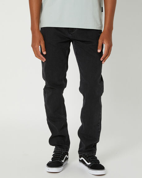 FADED BLACK MENS CLOTHING ROLLAS JEANS - 16640-089