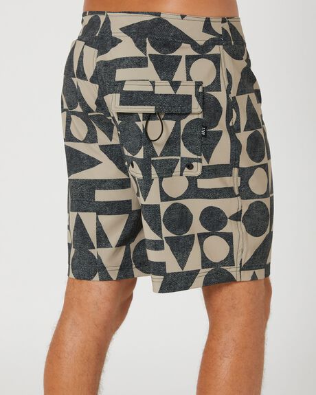 BLACK MENS CLOTHING STCY.CO BOARDSHORTS - STBS0009-28