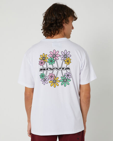 WHITE MENS CLOTHING RIVVIA PROJECTS GRAPHIC TEES - RTE-23106WHT