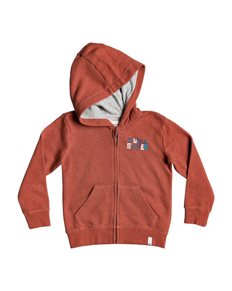 REDWOOD HEATHER KIDS BOYS QUIKSILVER JUMPERS + JACKETS - EQKFT03311-MNLH