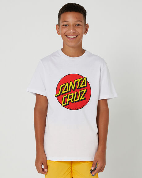 WHITE KIDS BOYS SANTA CRUZ TOPS - SB1220101WHT