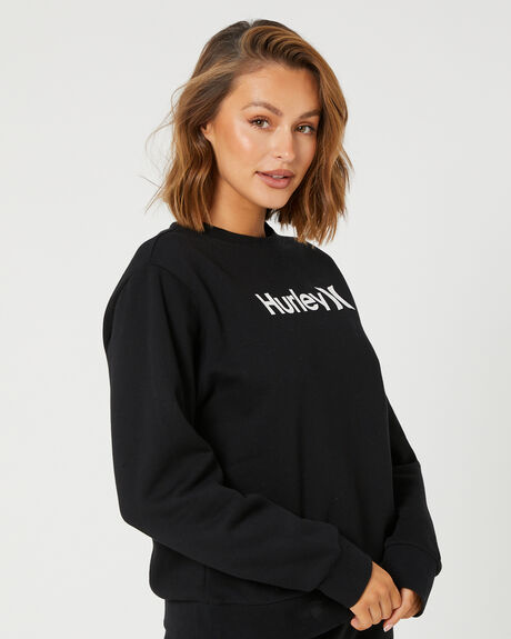 BLACK WOMENS CLOTHING HURLEY JUMPERS - AWFL22Q1COBLK