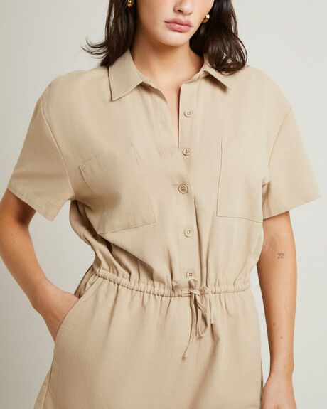 OFF WHITE WOMENS CLOTHING SUBTITLED PLAYSUITS + OVERALLS - 1000106448-WHT
