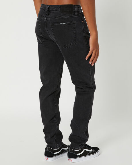FADED BLACK MENS CLOTHING ROLLAS JEANS - 16640-089
