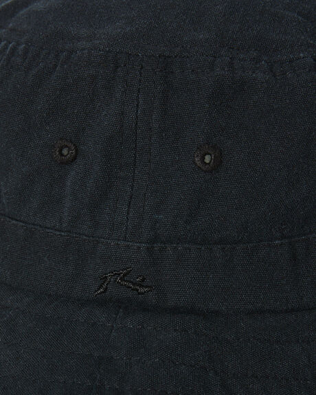 WORN BLACK MENS ACCESSORIES RUSTY HEADWEAR - HHM0402WNB