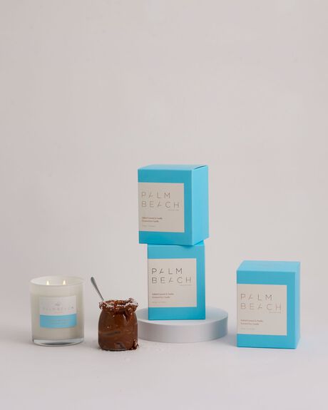 SALTED CARAMEL & VANILLA HOME CANDLES + DIFFUSERS PALM BEACH COLLECTION  - MCXSCAVW