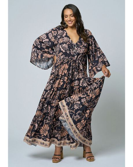 VINTAGE FLORAL WOMENS CLOTHING THE POETIC GYPSY DRESSES - CPSS24643001-10