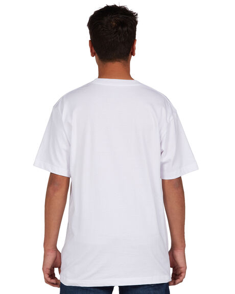 WHITE MENS CLOTHING DC SHOES GRAPHIC TEES - ADYZT05060-WBB0